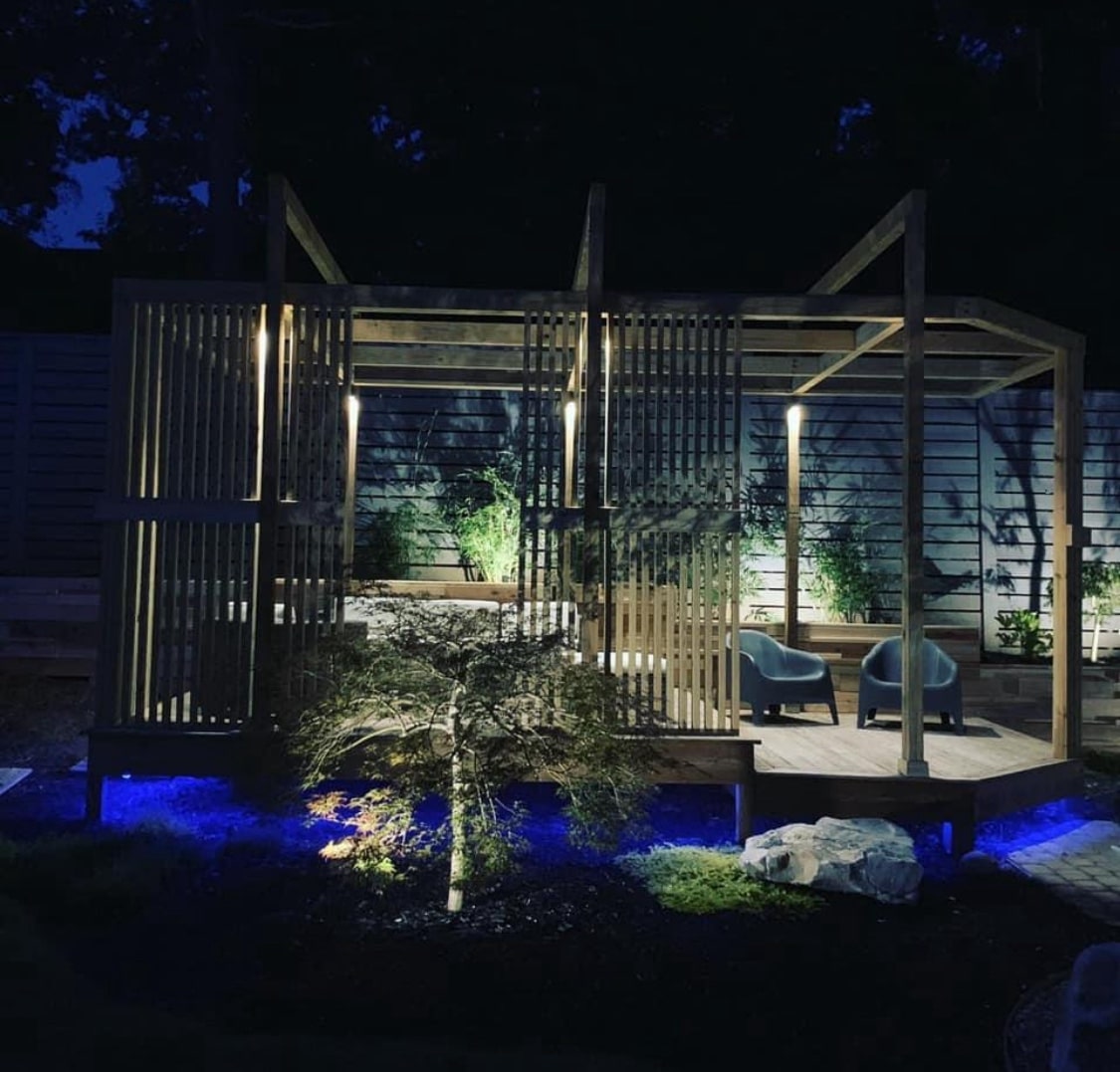 Custom outdoor pergola built in Atlanta